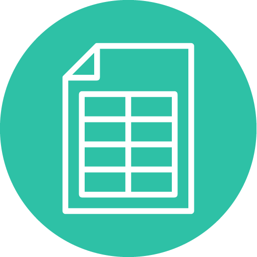 Spreadsheet Icon Green